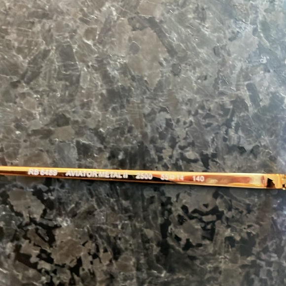 Ray Ban 6489 aviatar metal 11 size 55-14 - Picture 3 of 3